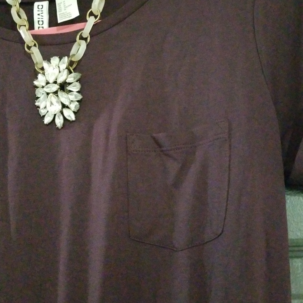 ⚡SOLD⚡H&M Plum dress with pockets! - Picture 2 of 4